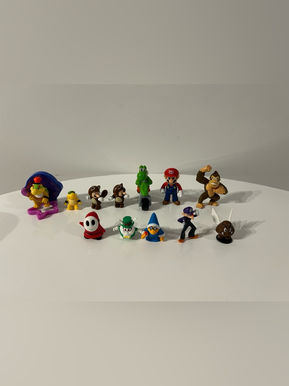 Nintendo Super Mario Figures Lot – Yoshi, Donkey Kong, Waluigi